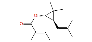 (E)-((1S,3R)-2,2-Dimethyl-3-(2-methylprop-1-enyl)cyclopropyl) 2-methylbut-2-enoate